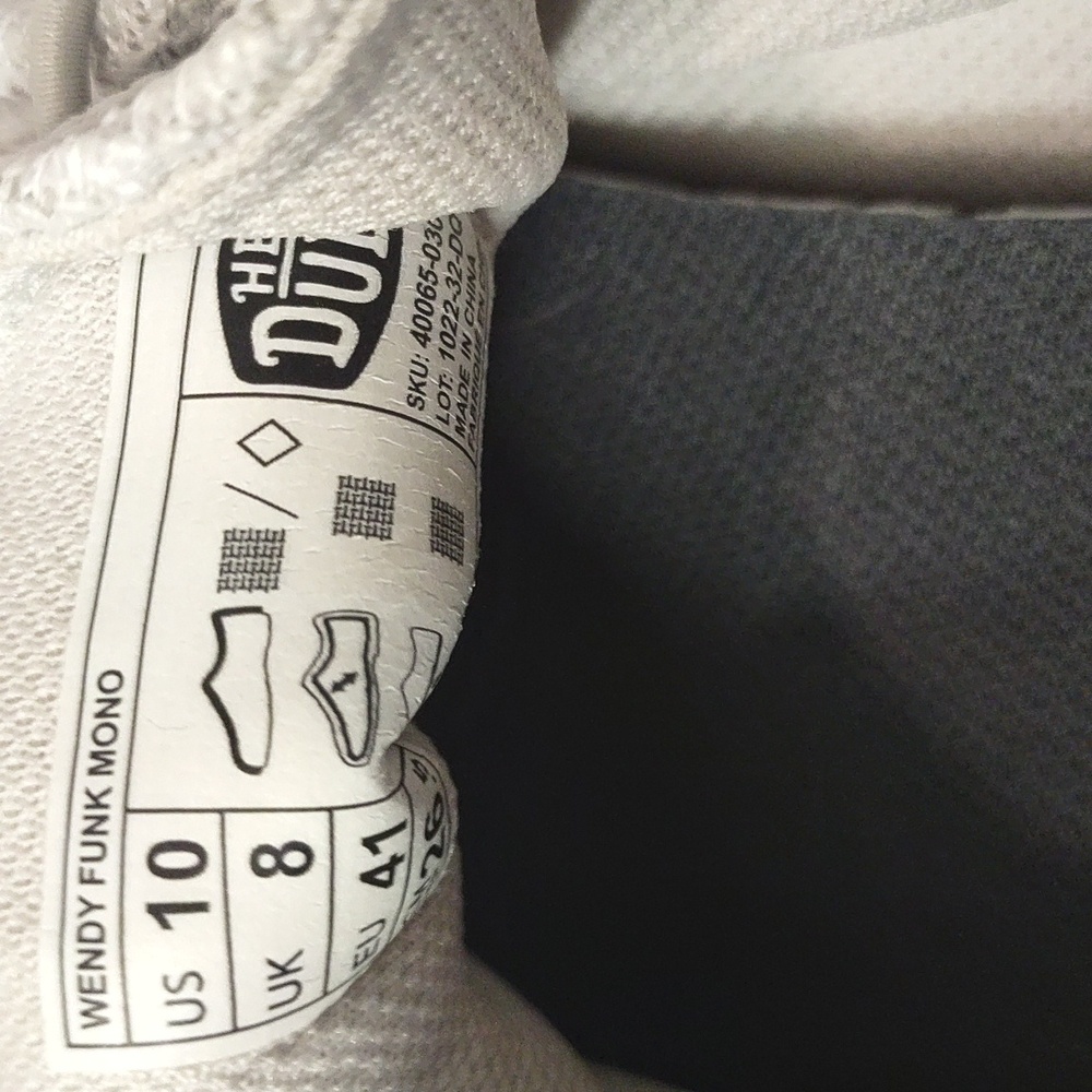 Hey Dude Slip On Wendy Funk Mono Size 10 Grey Chukka Shoes - Picture 10 of 10